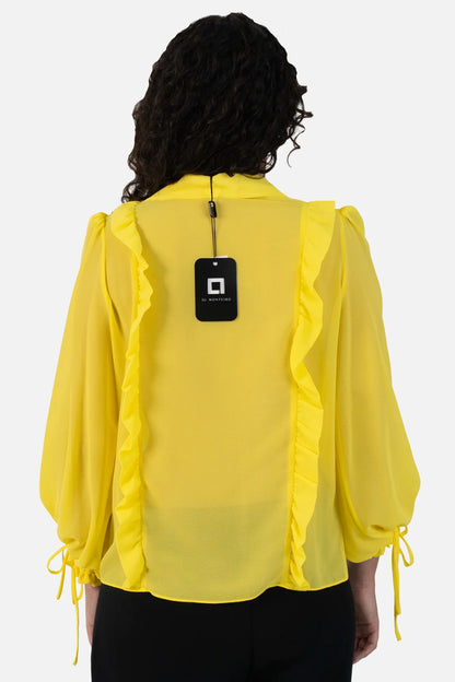 Camisa Amarela Detalhe Lu Monteiro