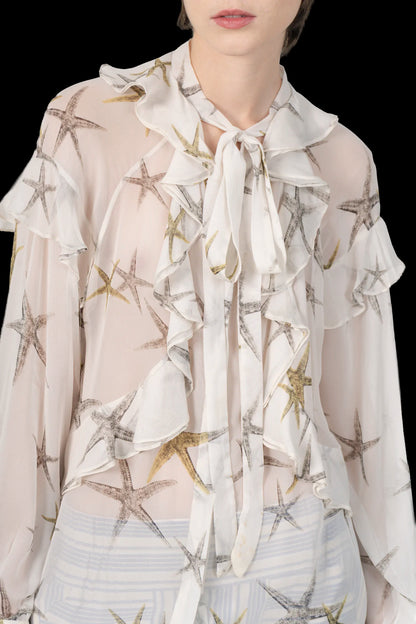 Camisa Off Estampa Animale