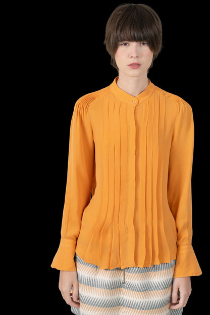 Camisa Laranja Detalhe Talie NK