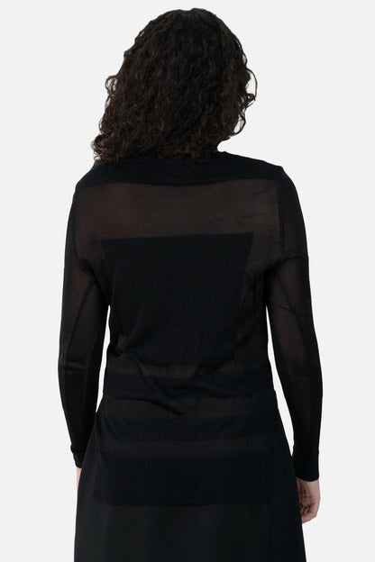 Suéter Preto Detalhe Cruise