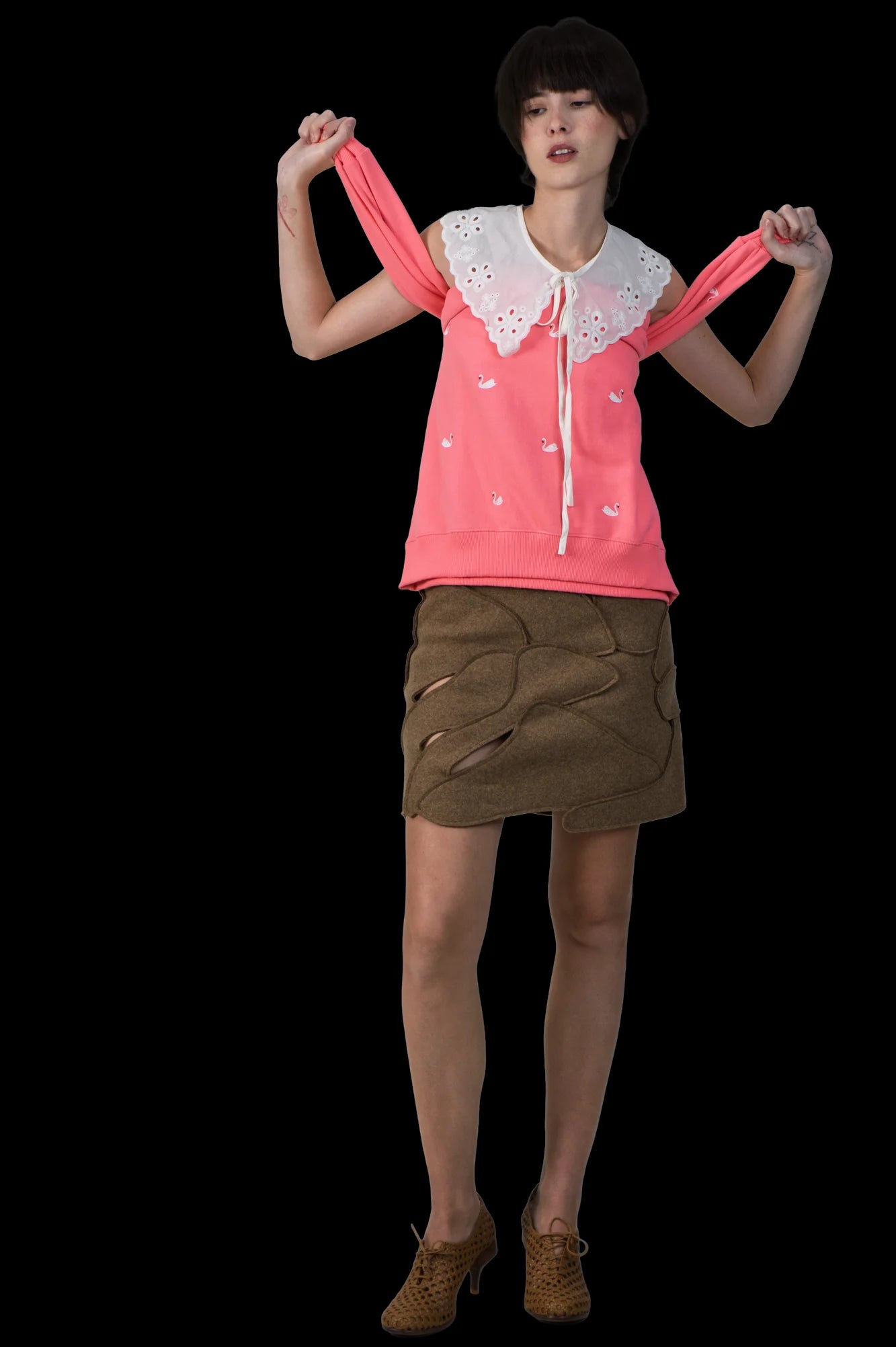 Sueter Rosa Bordado