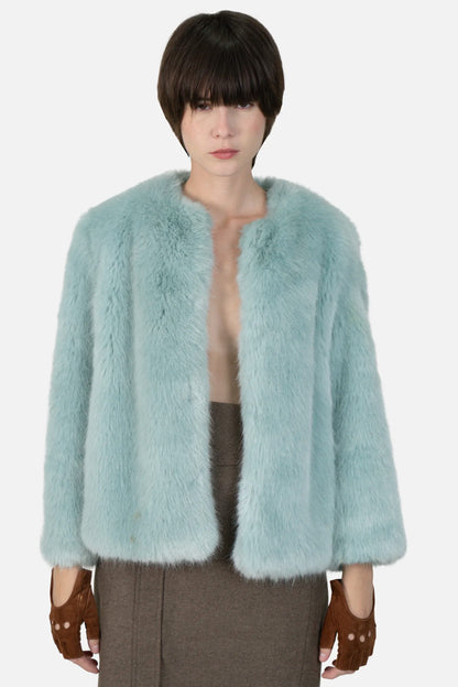 Casaco Verde Pelo Zara