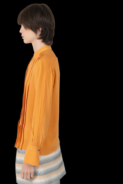 Camisa Laranja Detalhe Talie NK