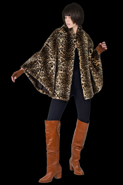 Poncho Animal Print Mixed
