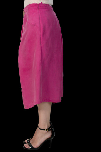 Saia rosa Seda Diane Von Furstenberg