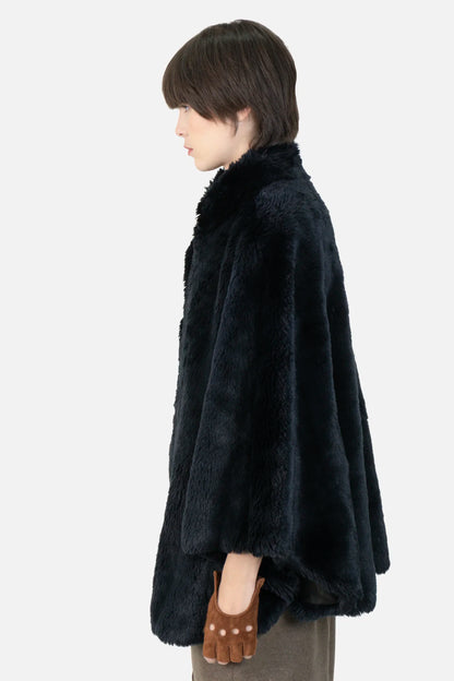 Pelerine Preto Pelo Mixed