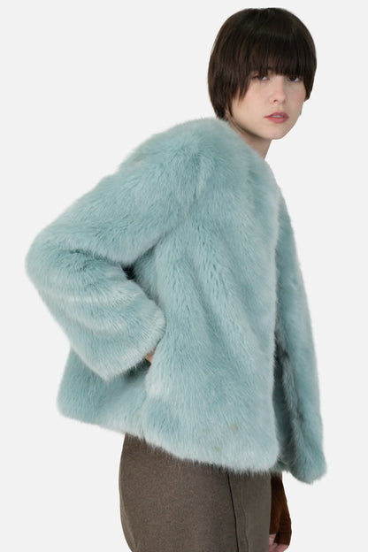 Casaco Verde Pelo Zara