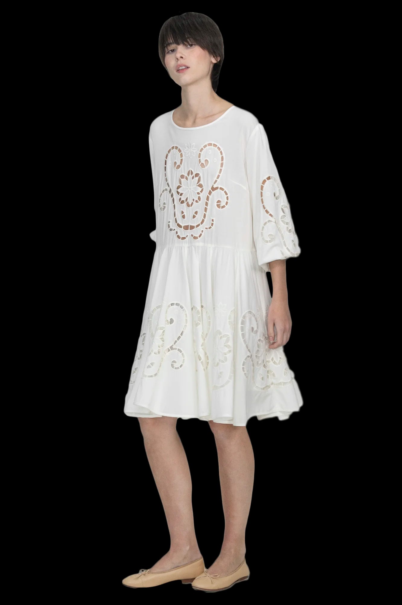 Vestido Off Richelieu