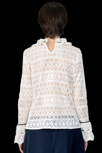 Blusa off Renda Marie Mercié
