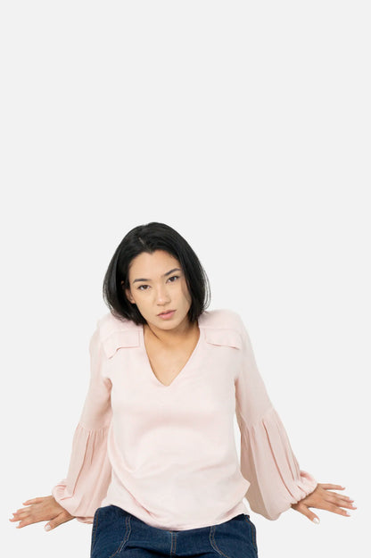 Camisa Rosé Linho Missinclof