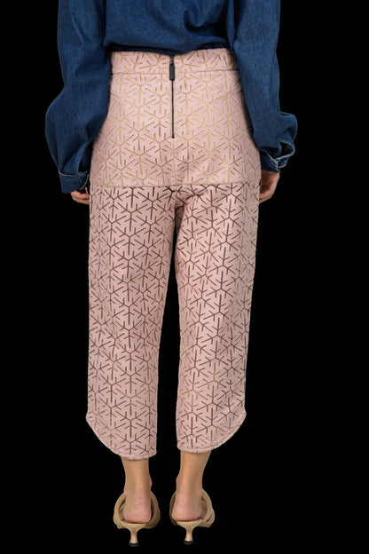Calça Rosé Textura Paula Raia
