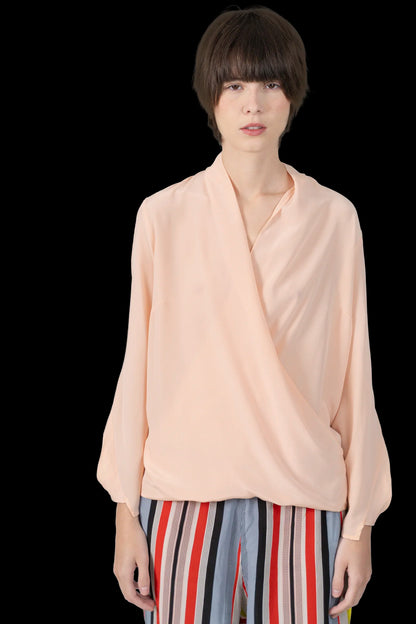 Blusa Rosé Seda Amissima