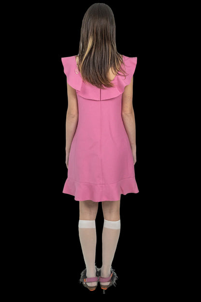 Vestido Rosa Detalhe Valentino