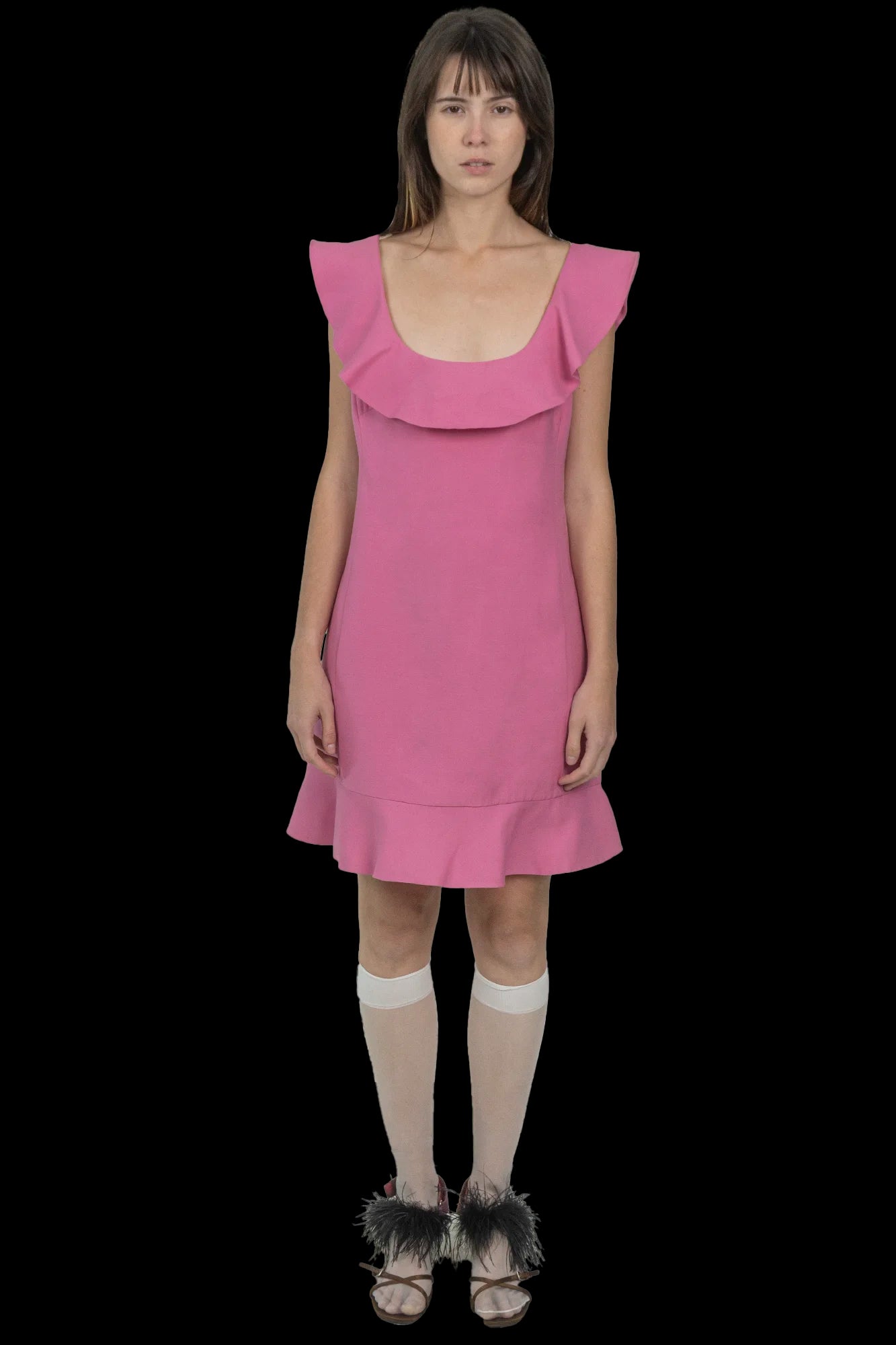 Vestido Rosa Detalhe