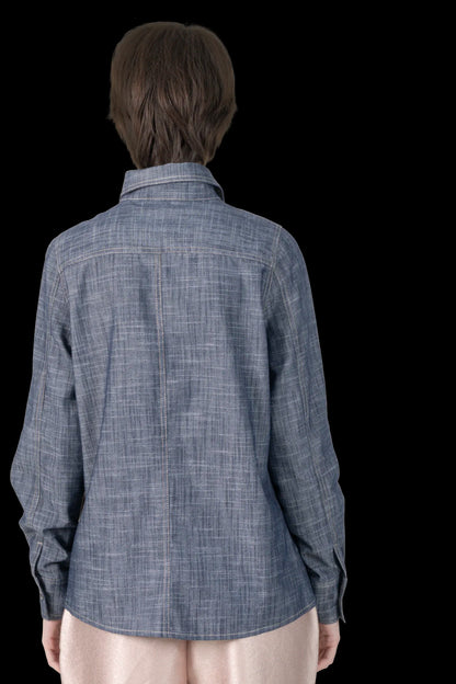 Camisa Color Jeans Lu Monteiro