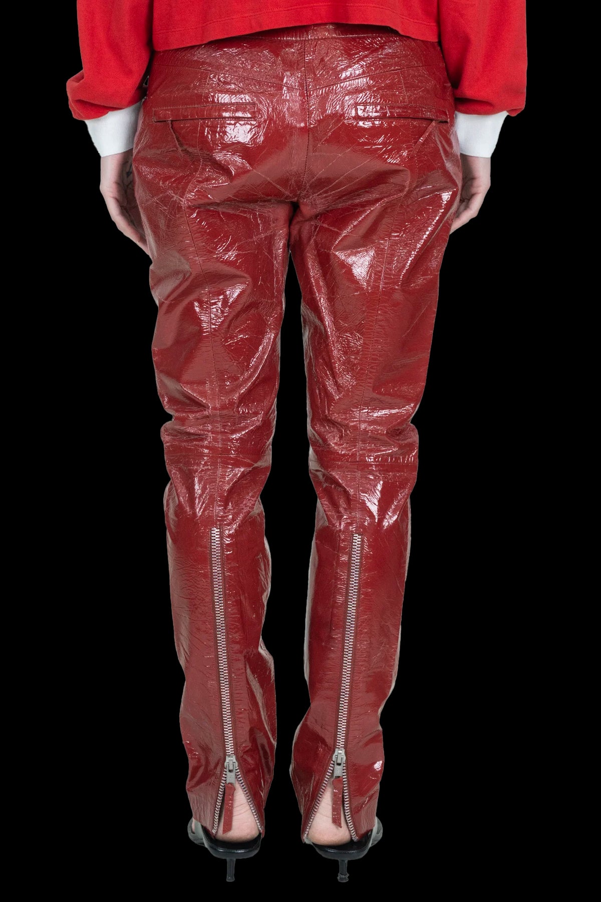 Calça Vermelha Vinil