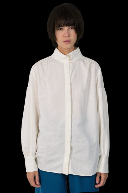 Camisa Branca Detalhe NK