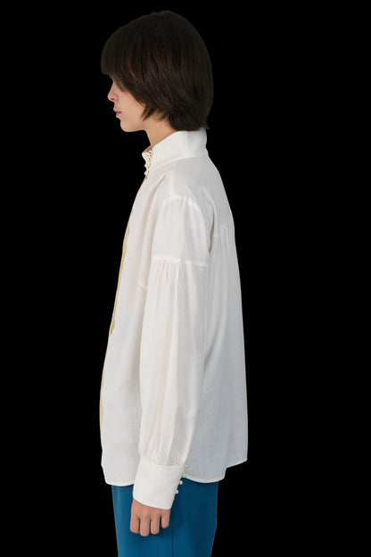 Camisa Branca Detalhe NK