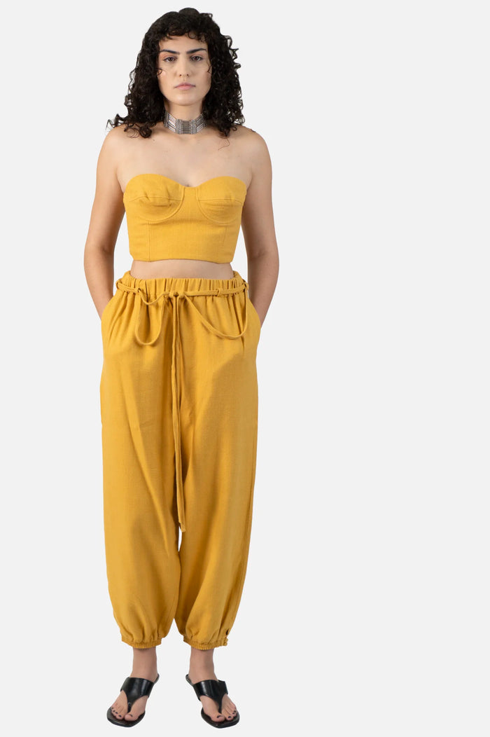 Cropped Amarelo  Textura