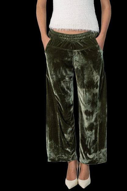 Calça Verde Veludo Garimpo Adda