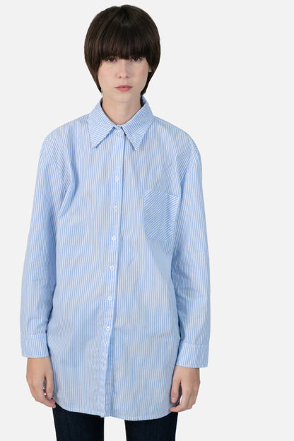 Camisa Bicolor Listrada Carol Bassi