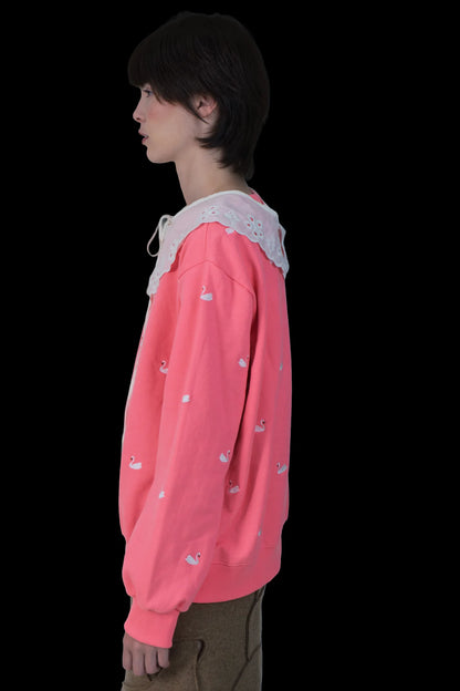 Sueter Rosa Bordado Mabô