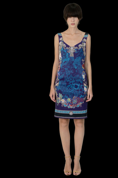 Vestido Color Estampado Versace