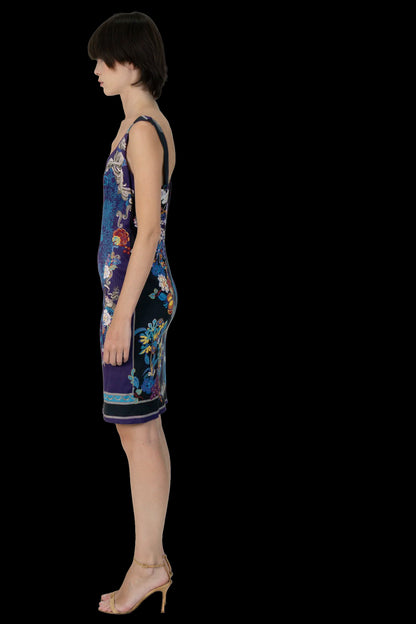 Vestido Color Estampado Versace