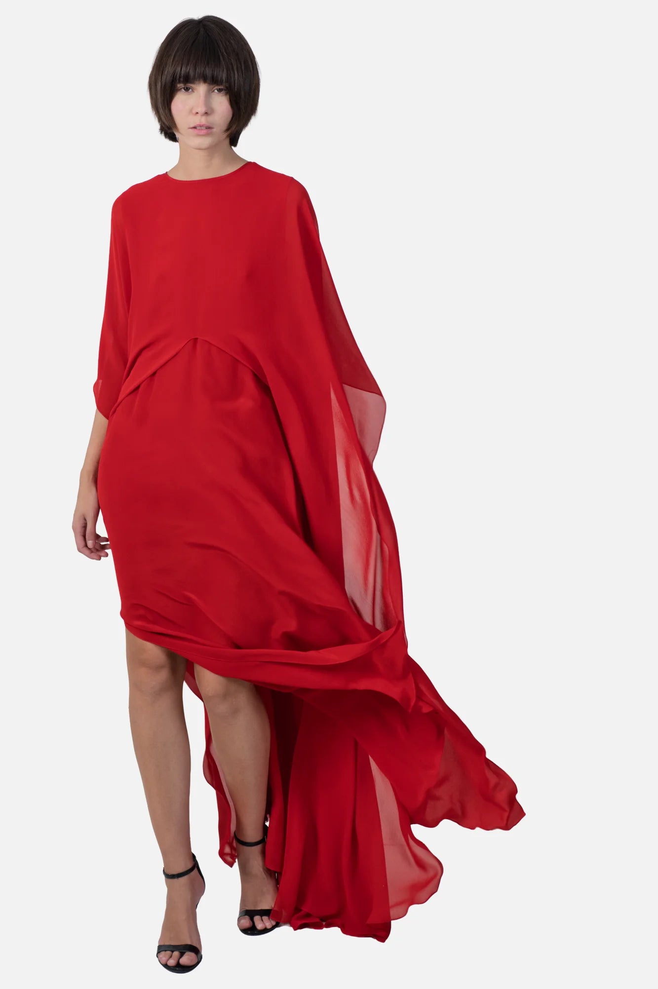 Vestido Vermelho Detalhe
