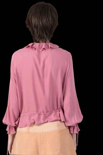 Camisa Rosé Seda Cruise