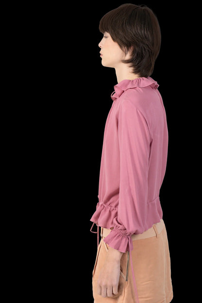 Camisa Rosé Seda Cruise