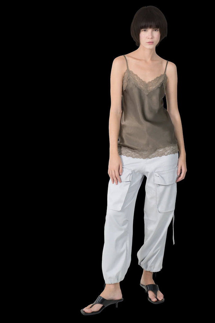 Camiseta Verde Renda