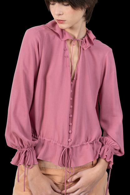 Camisa Rosé Seda Cruise