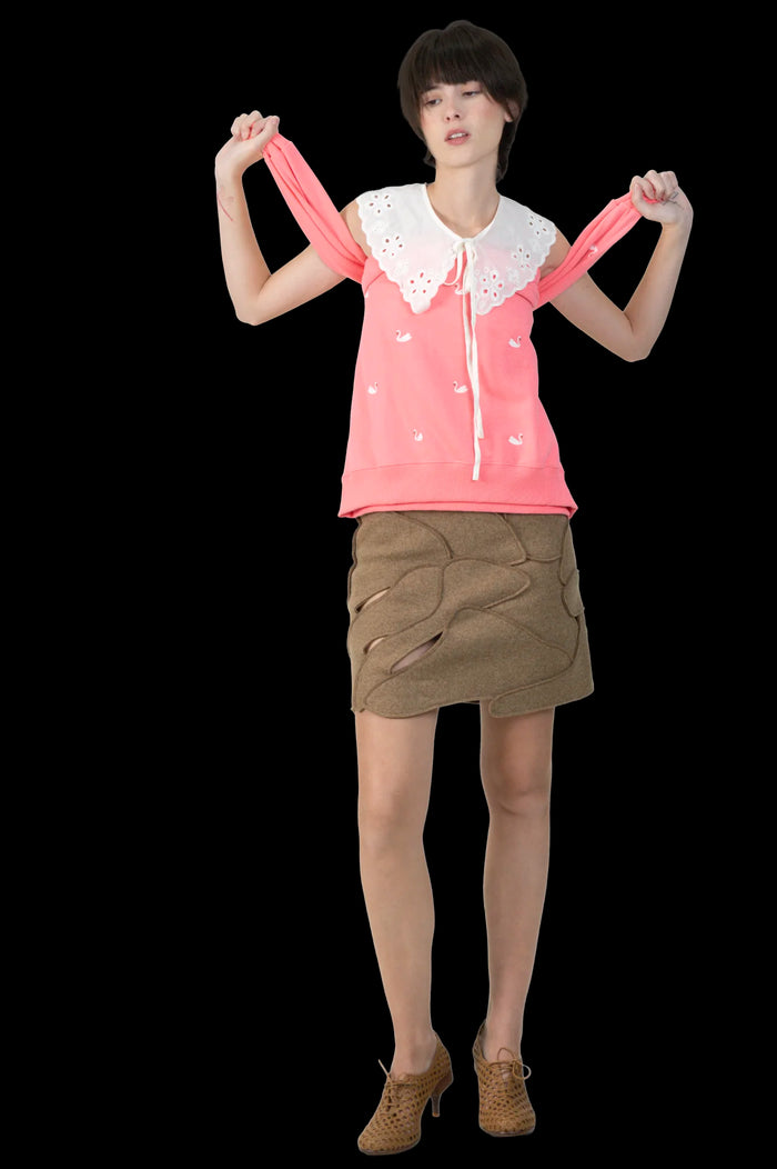 Blusa Rosa Moleton