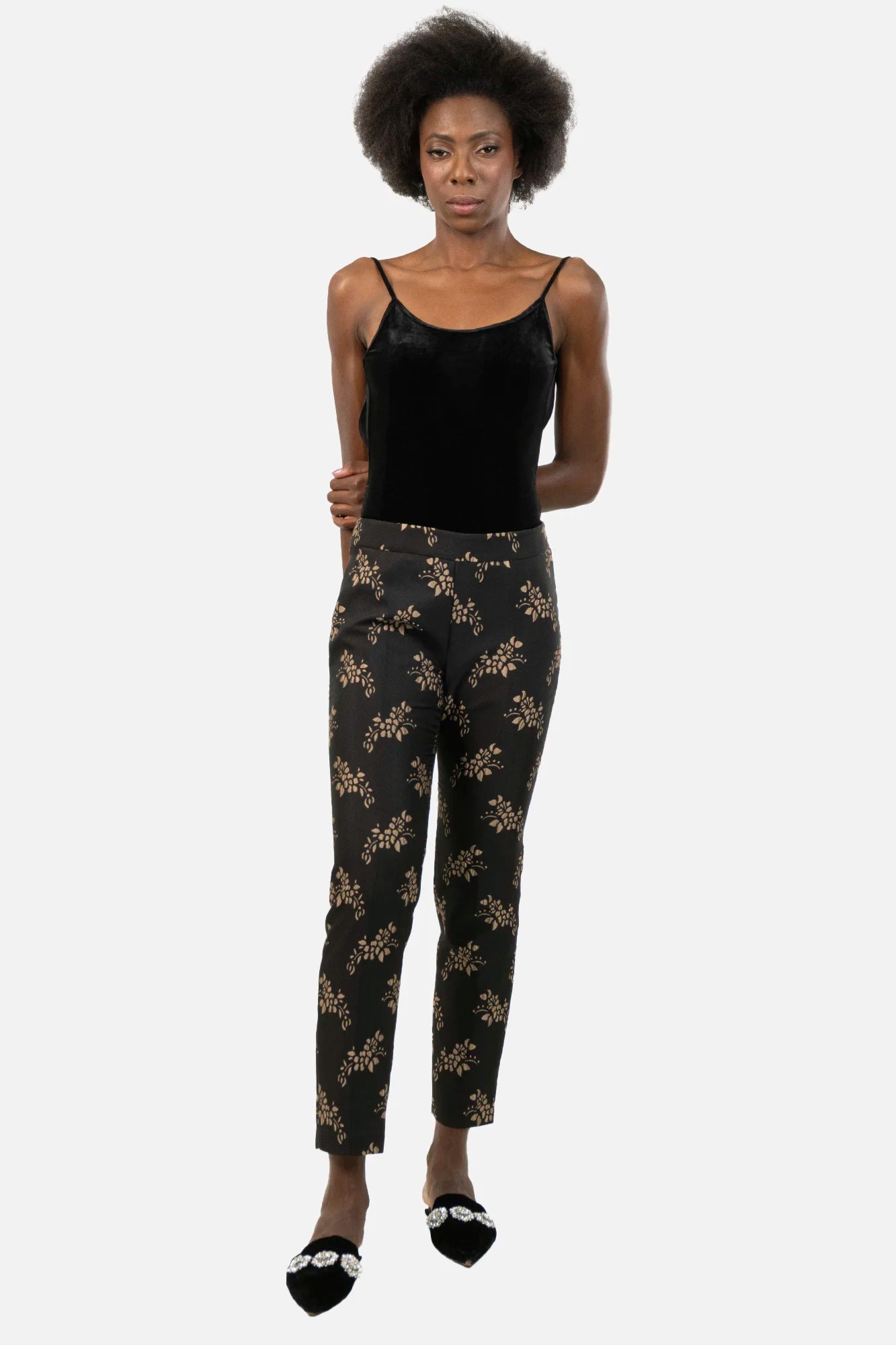 Calça Preta Estampa
