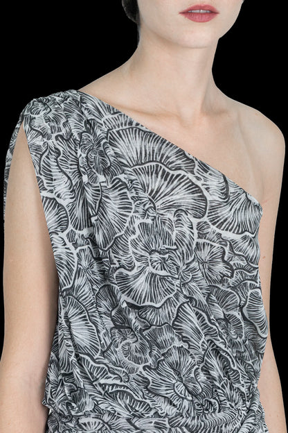 Vestido Bicolor Ombro Niini