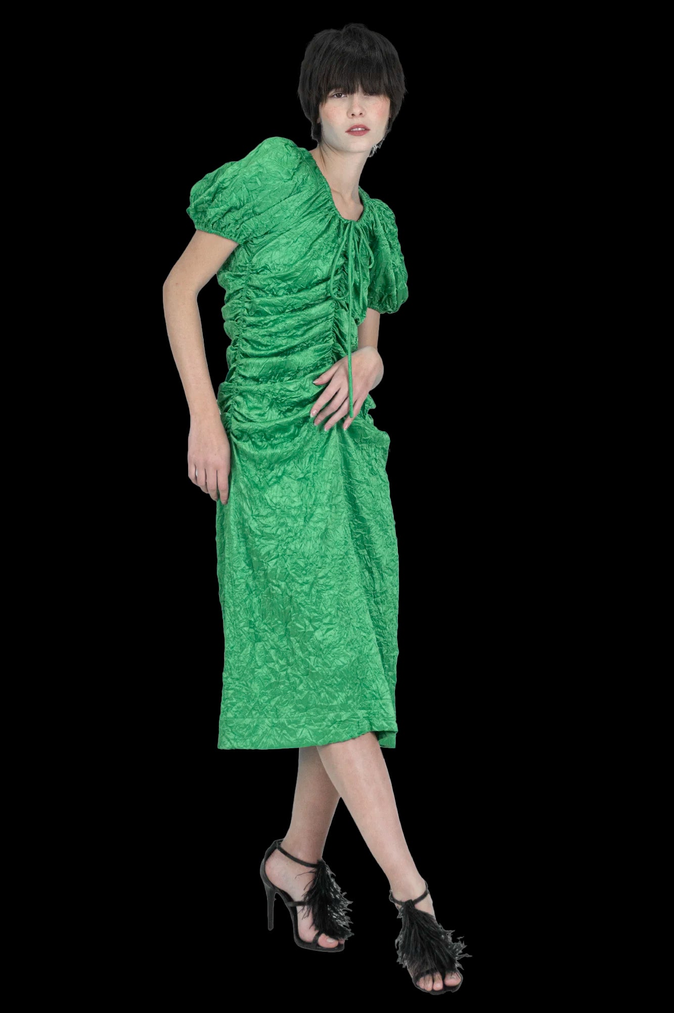 Vestido Verde Textura