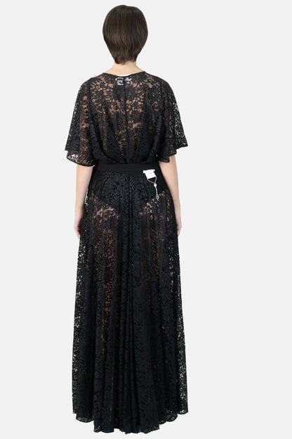 Vestido Preto Renda Helo Rocha