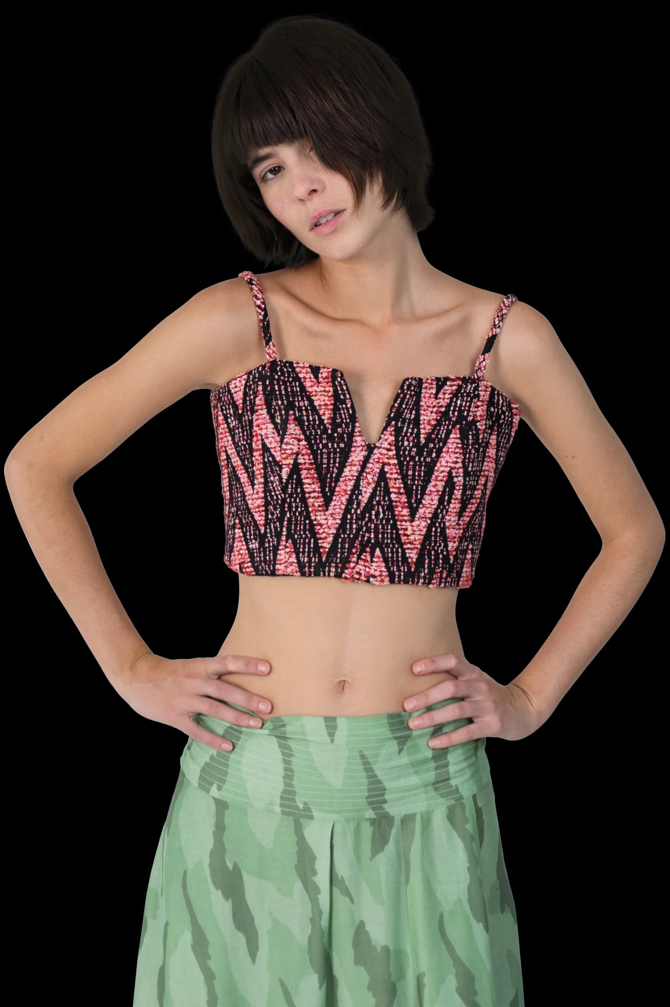 Cropped Color Detalhe