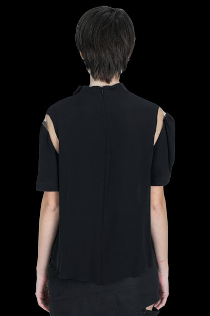 Blusa Preta Seda NK