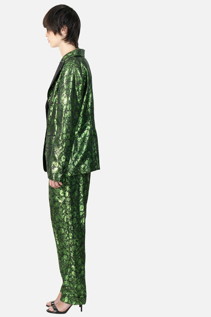 Terno Verde Jaquard Garimpo Adda