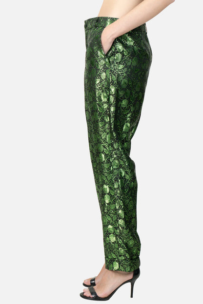 Terno Verde Jaquard Garimpo Adda