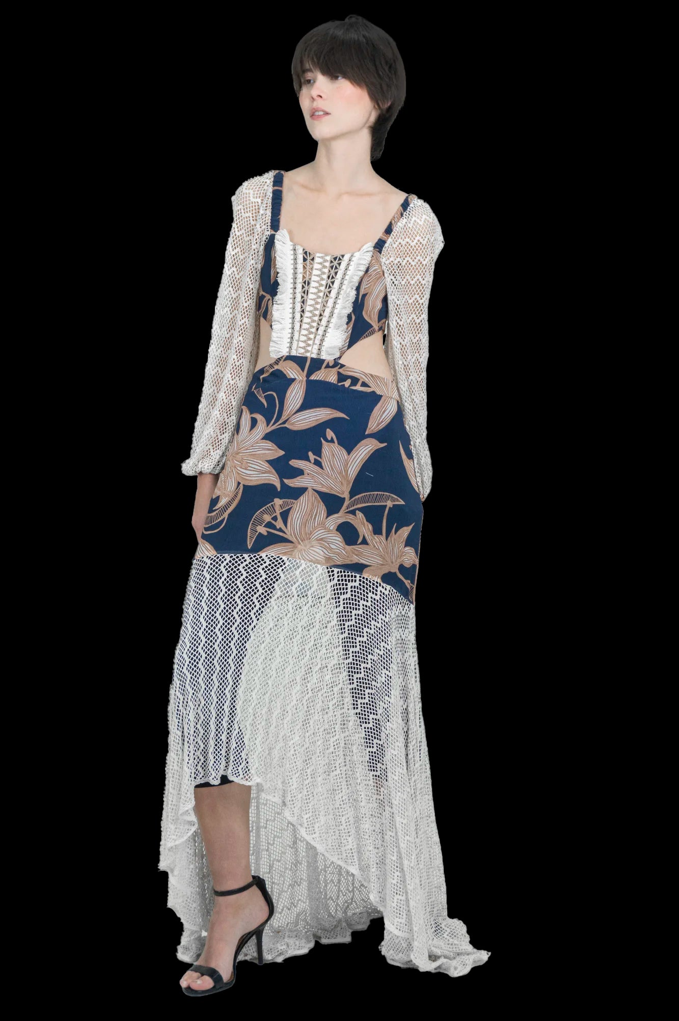 Vestido Color Renda