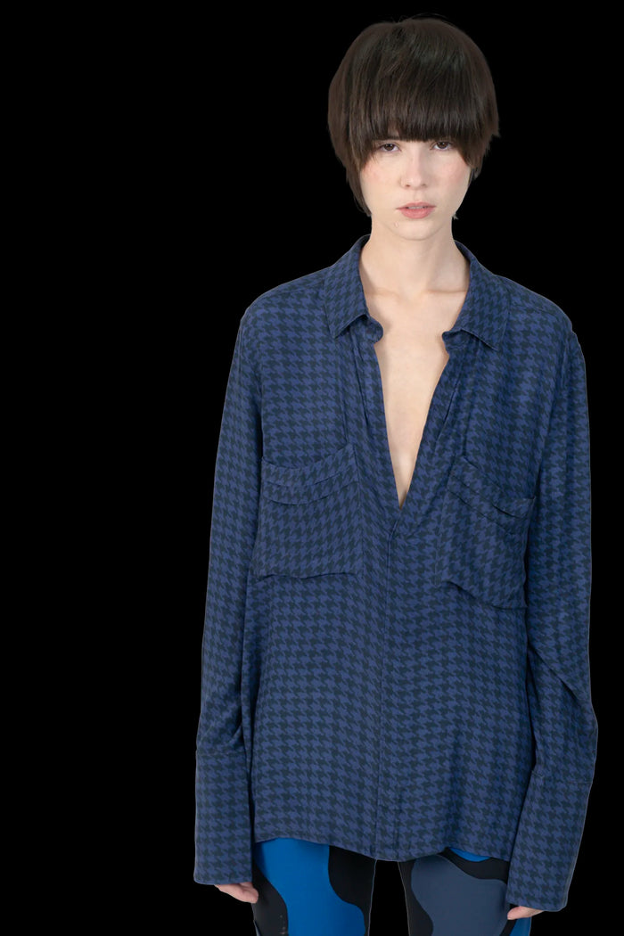 Camisa Xadrez Seda