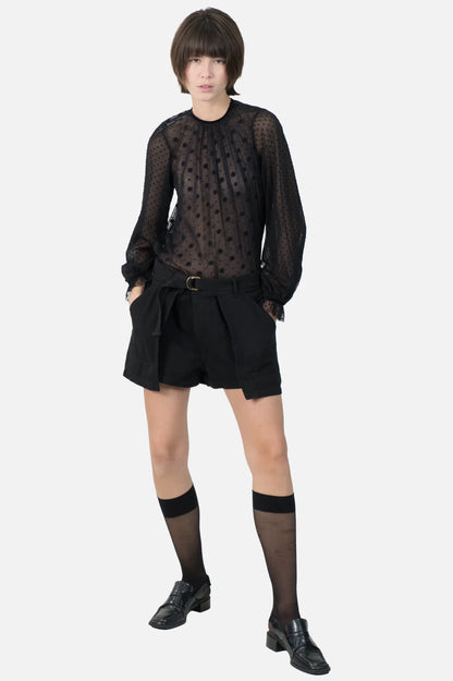 Blusa Preta Poá NK
