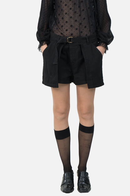 Short Preto Detalhe Talie NK