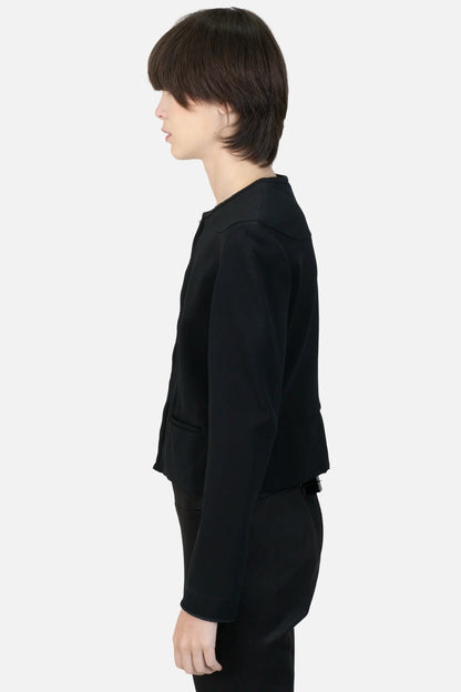 Casaqueto Preto Ziper Valentino