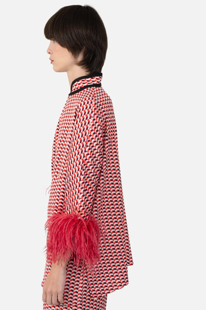 Conjunto Color Pluma GARIMPADO EM LONDRES