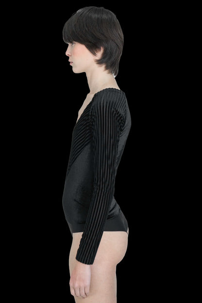 Body Preto Veludo Garimpo Adda
