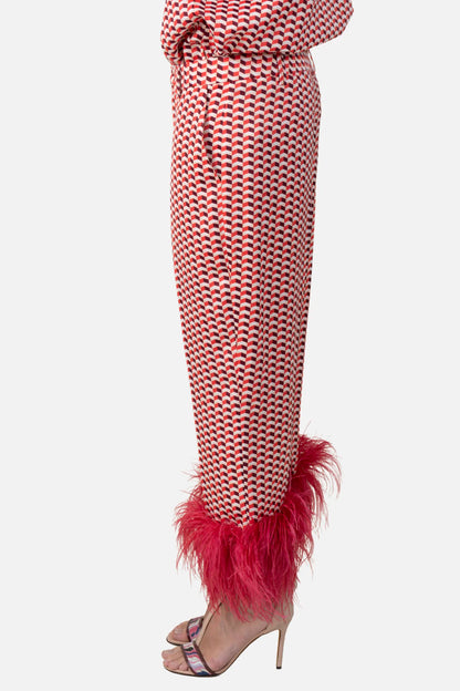 Conjunto Color Pluma GARIMPADO EM LONDRES